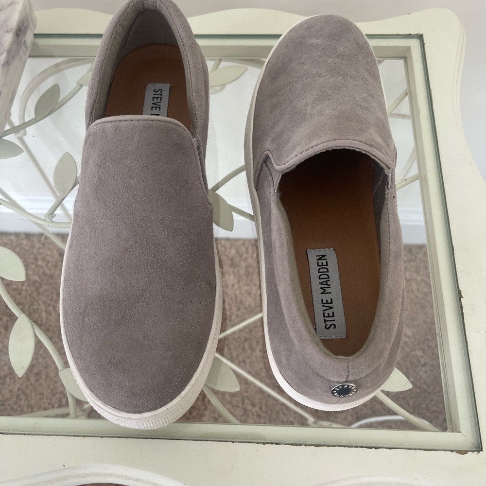 Steve Madden Gray Women’s Slip-On Shoes